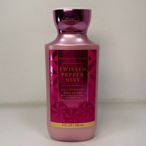 Bath Body Works Twisted Peppermint‎ Daily Nourishing Body Lotion 8 Fl Oz 236ml